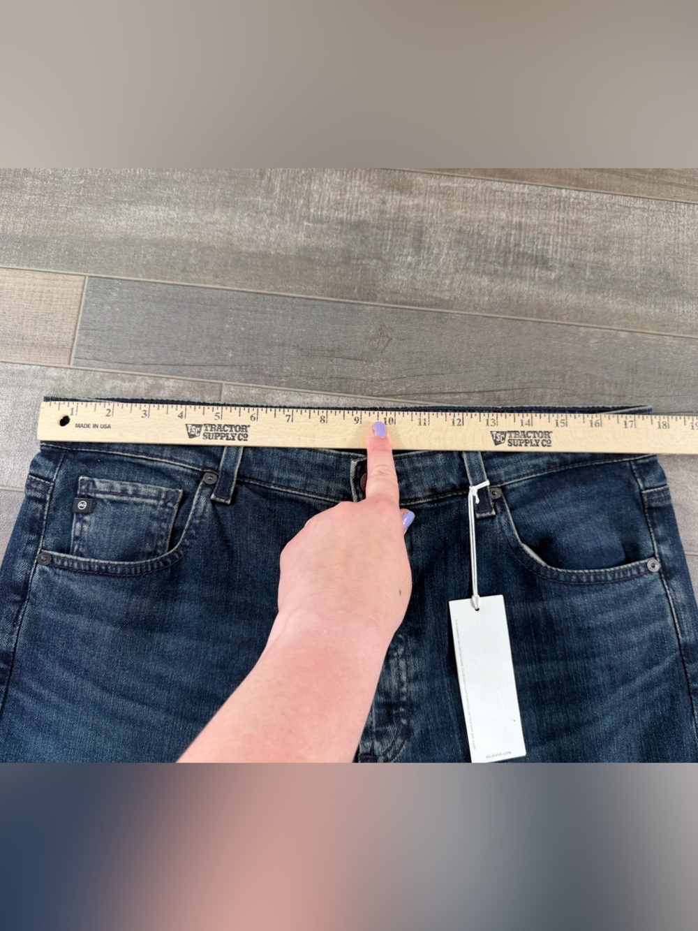 NEW AG Alexxis Straight High Rise Denim - Picture 10 of 14